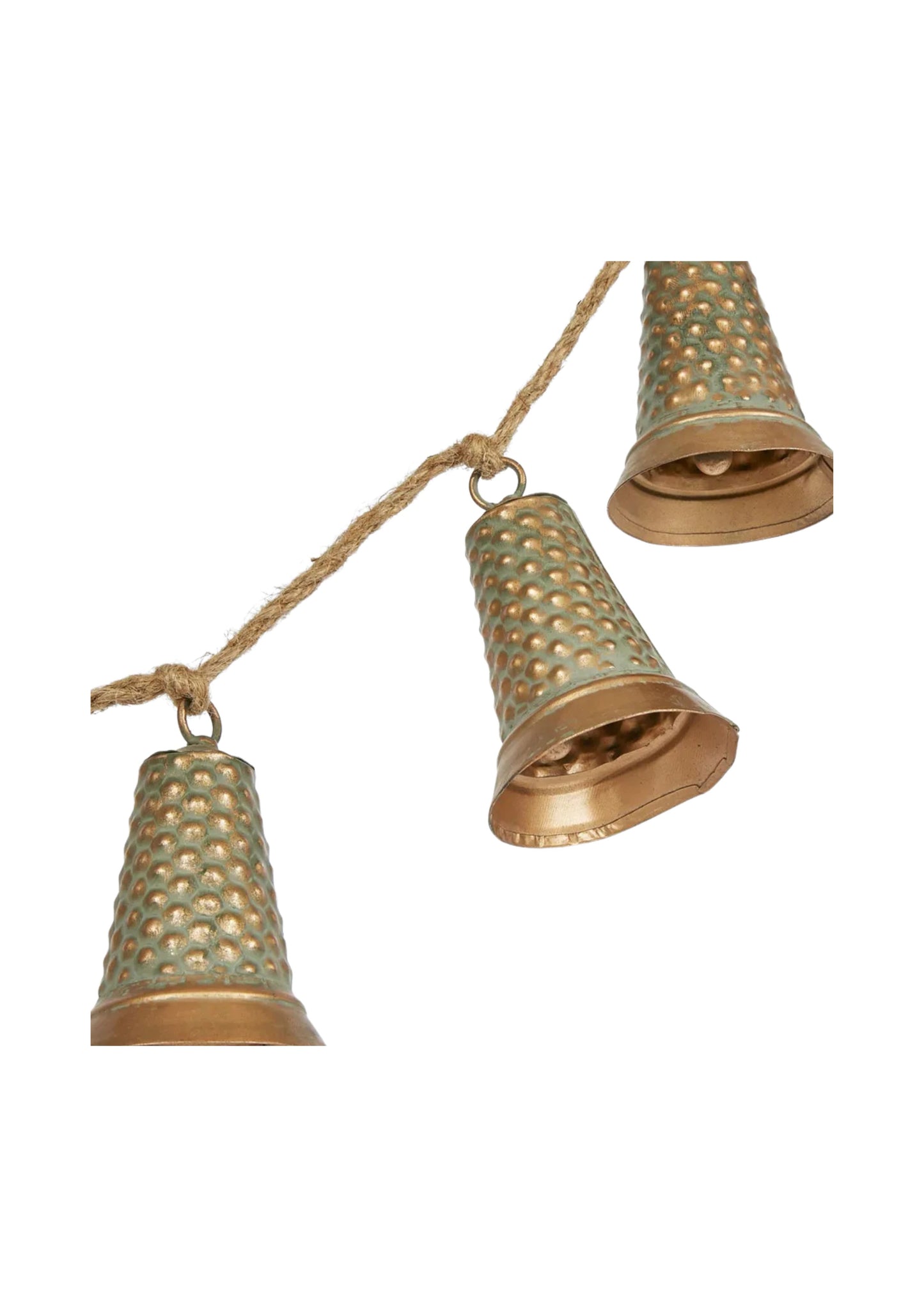 Hanging Bell Garland Bronze