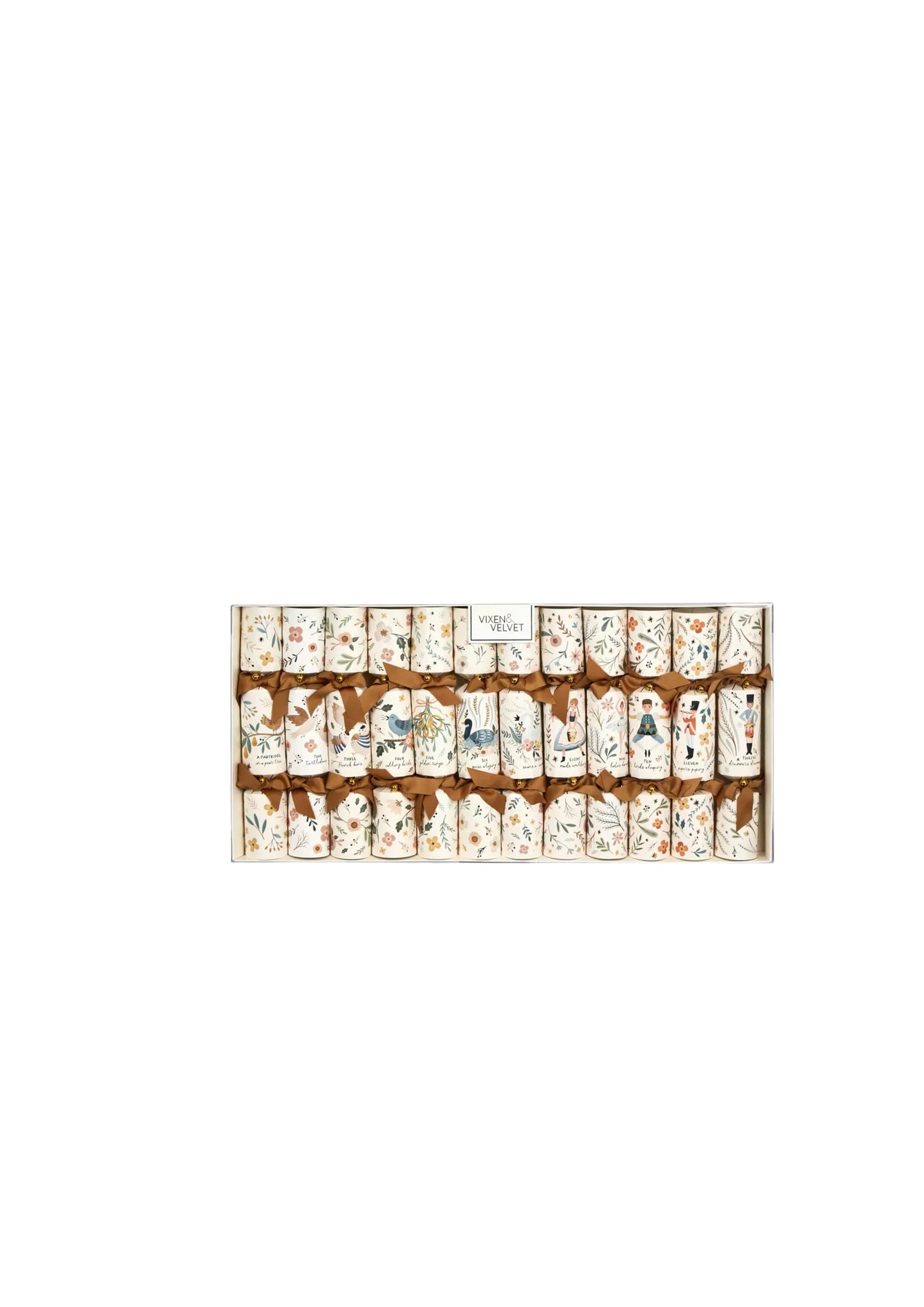 12 Days Of Christmas Crackers (Box of 12)