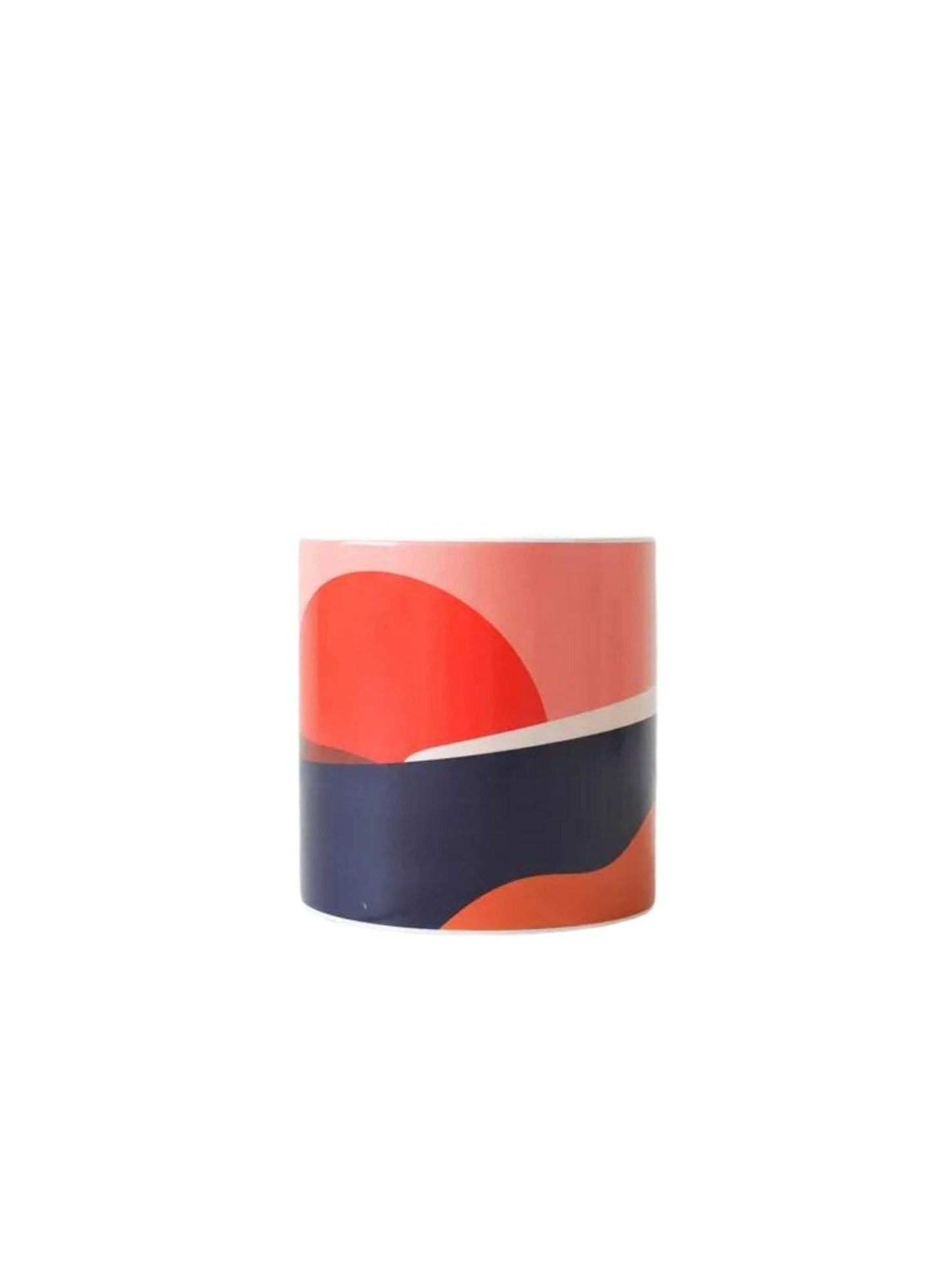 Ceramic Pot - Simple Landscape - Large - 14x14