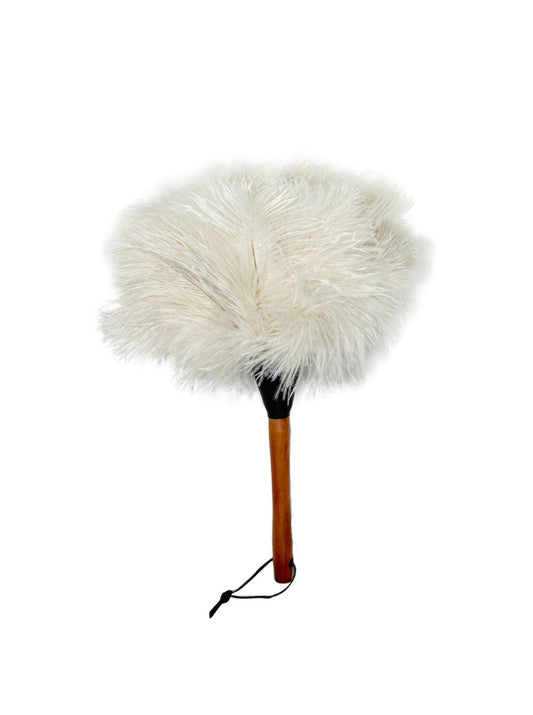 White Soft Feather Duster Mini Sized