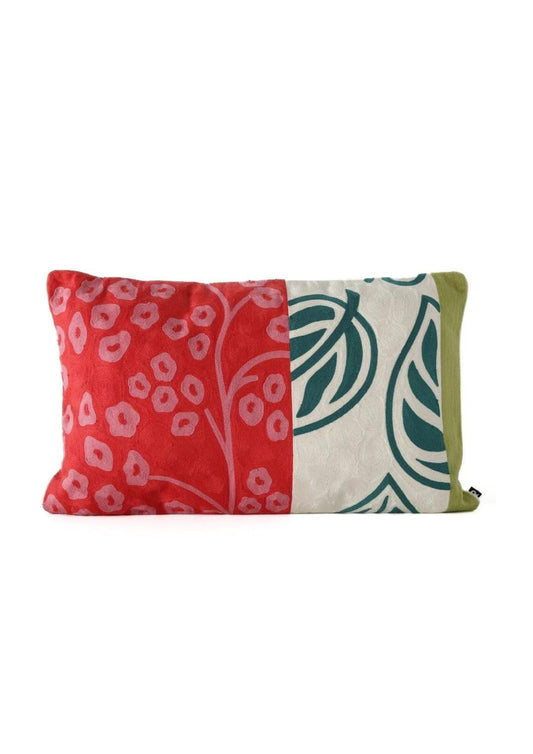 Indoor Cushion  Embroidered Cotton - Jungle Bundle - 65x40cm