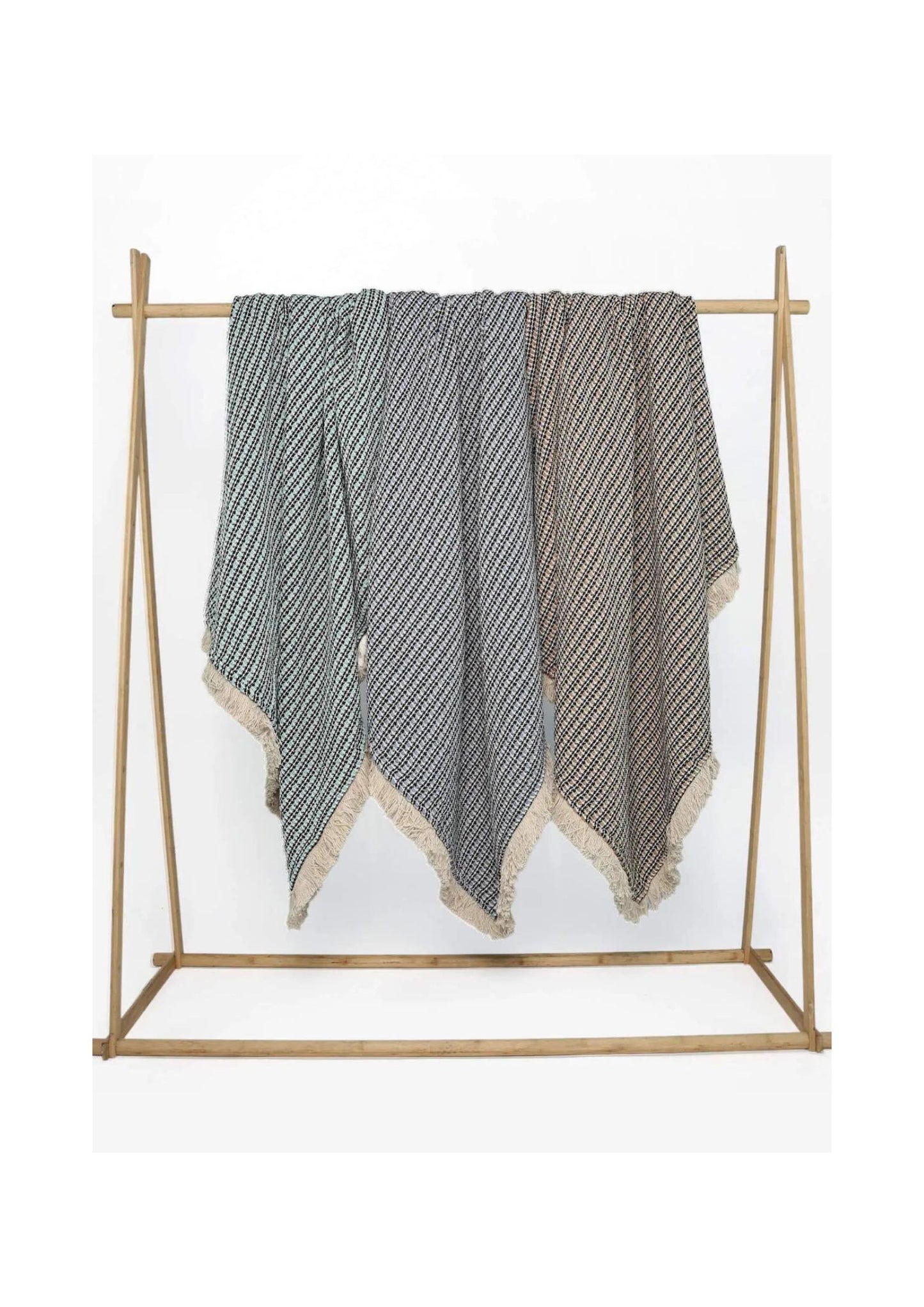 Throw Reed Black - 125x150xcm