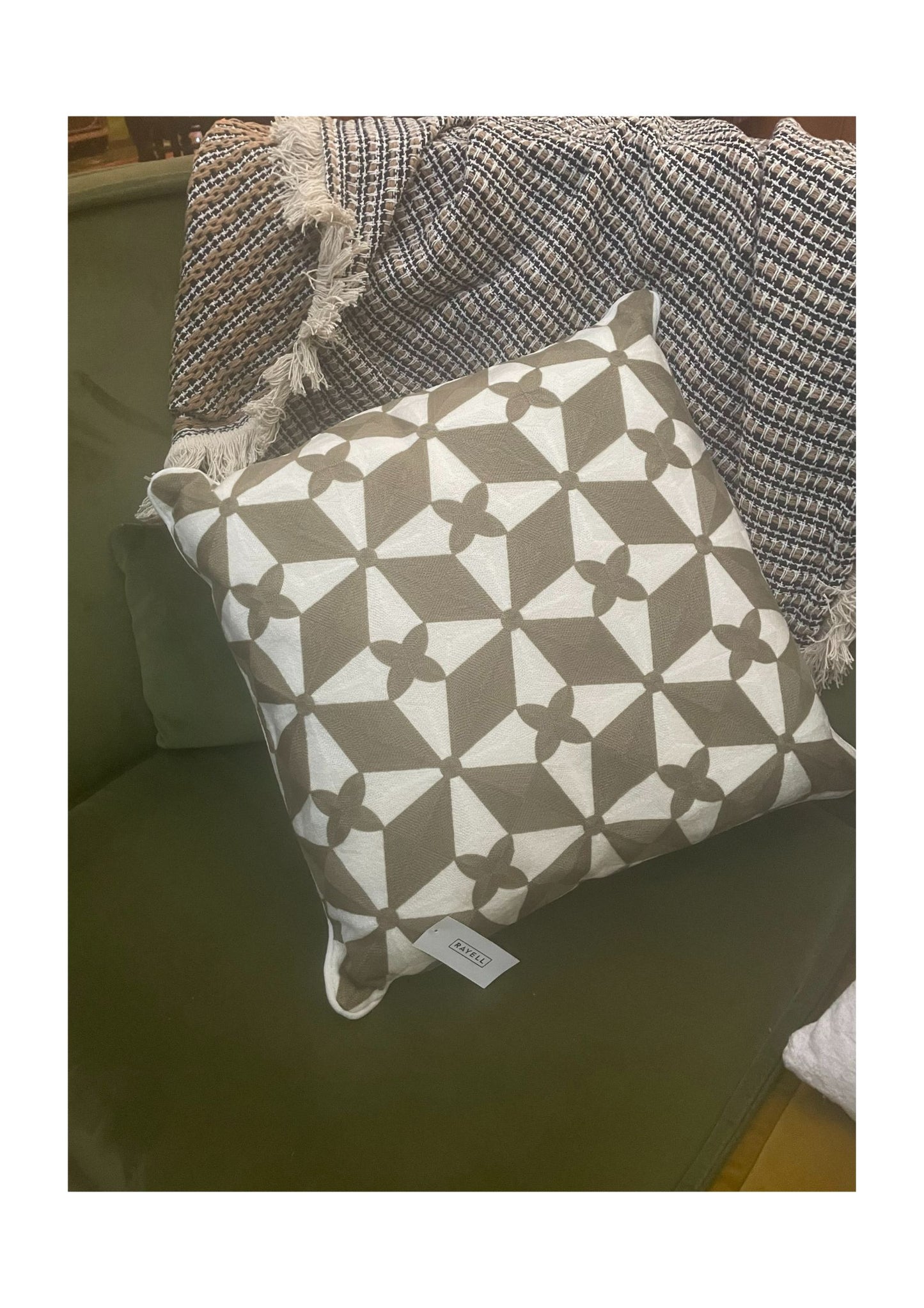 Throw Reed Black - 125x150xcm