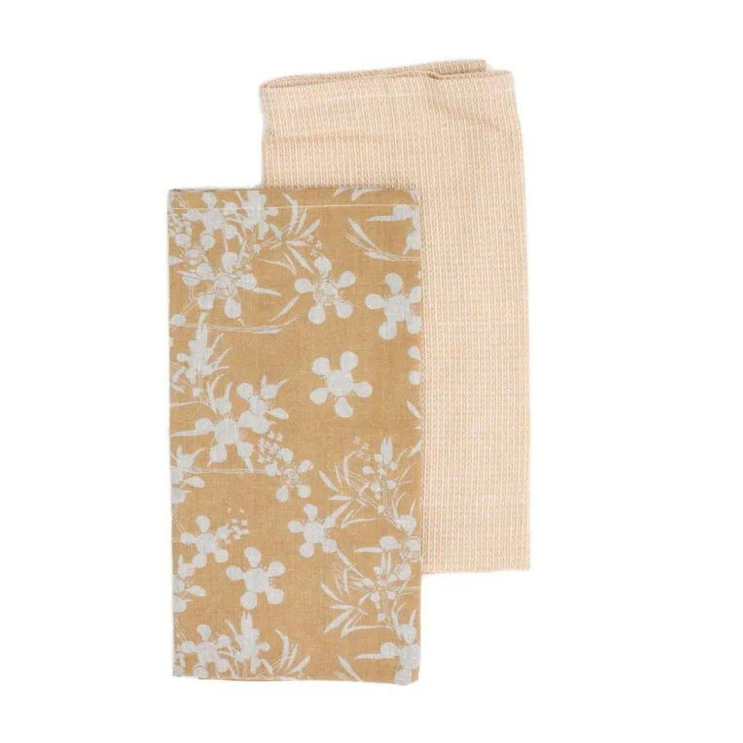 Myrtle Tea Towel Pack of 2 Honey