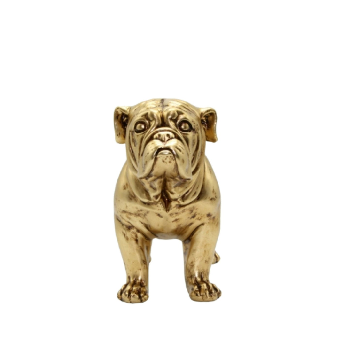 Figurine Pug Gold 38X24CM