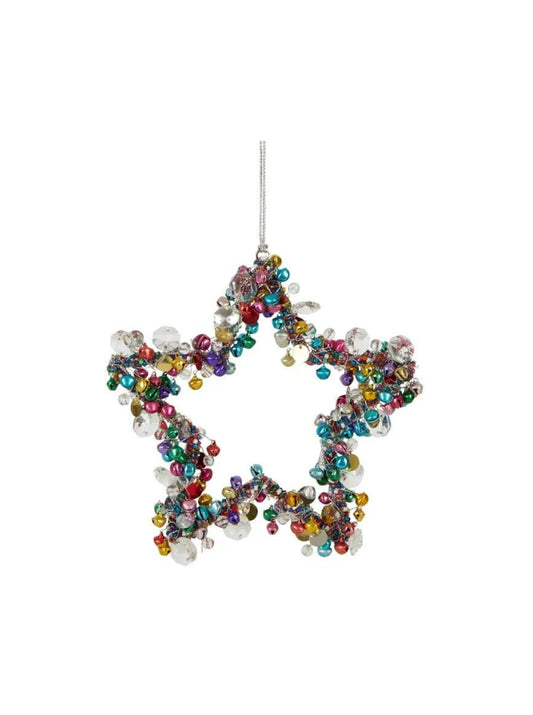 Kaleen Hanging Star Decoration Multicoloured