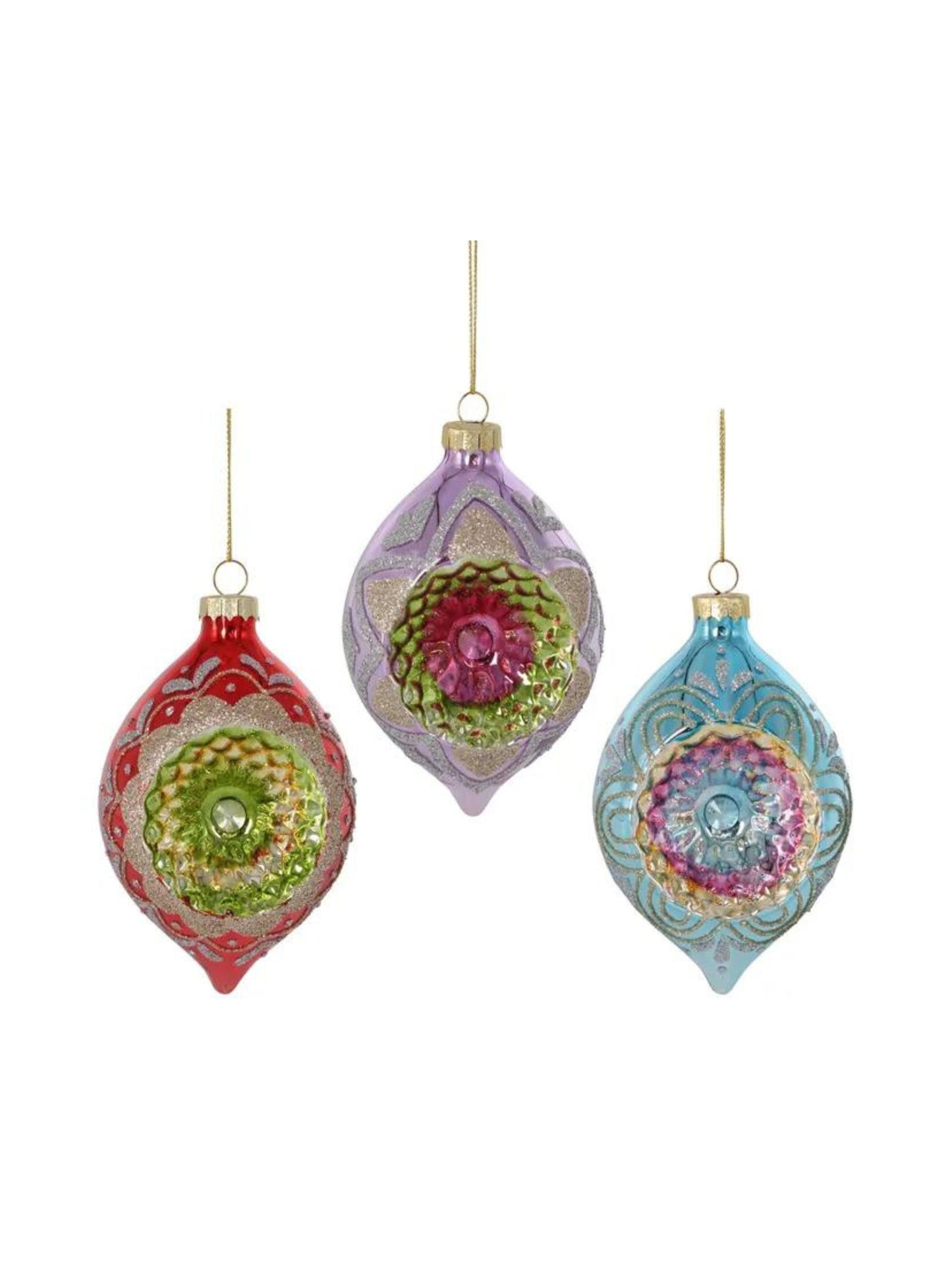 Candle Boxed Set of 3 Baubles
