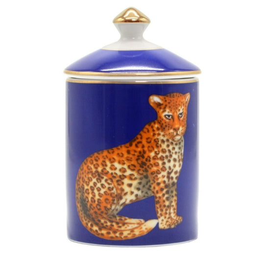 Candle In Jar-Leopard Blue (14CM)