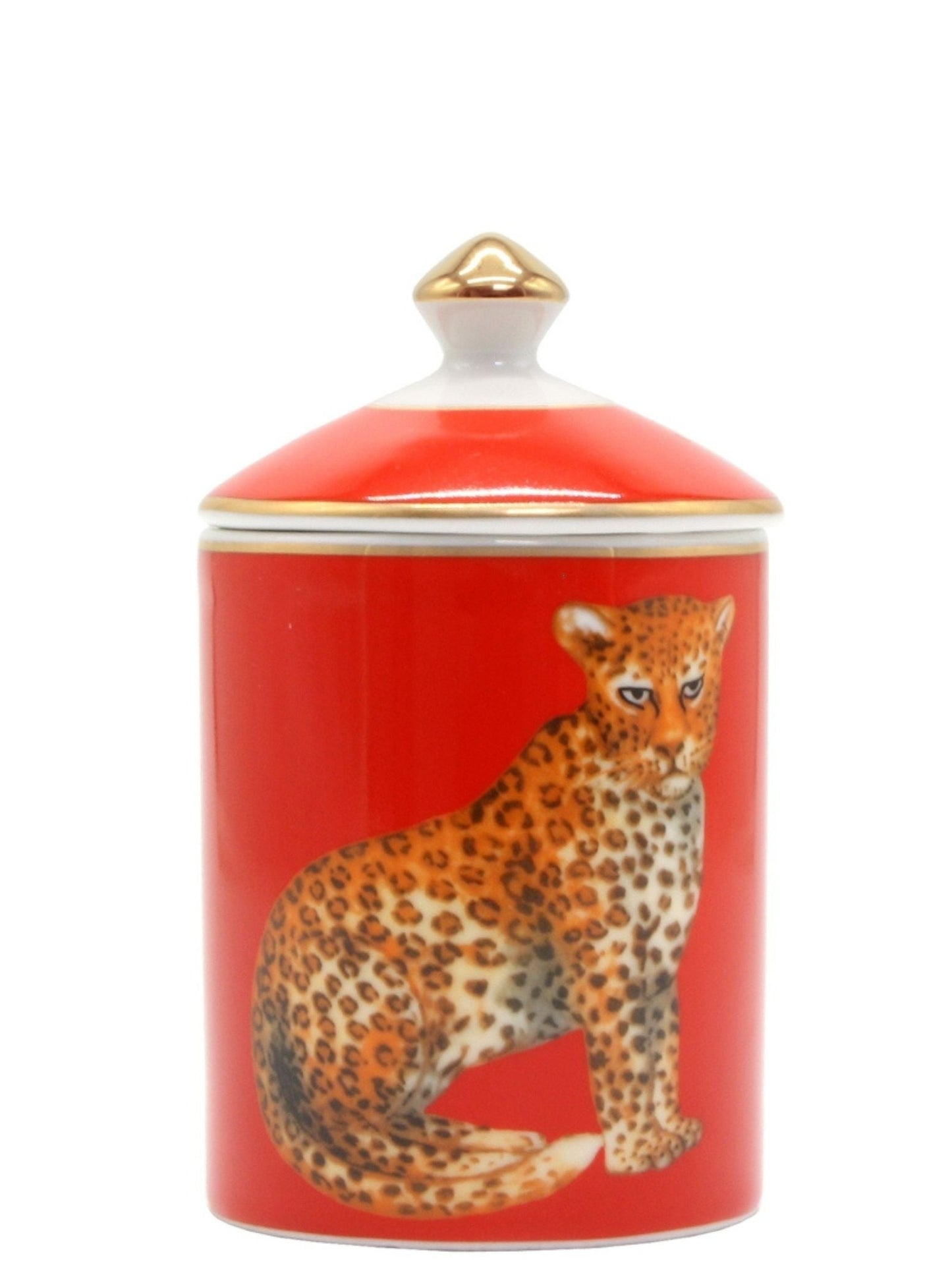 Candle In Jar-Leopard Blue (14CM)
