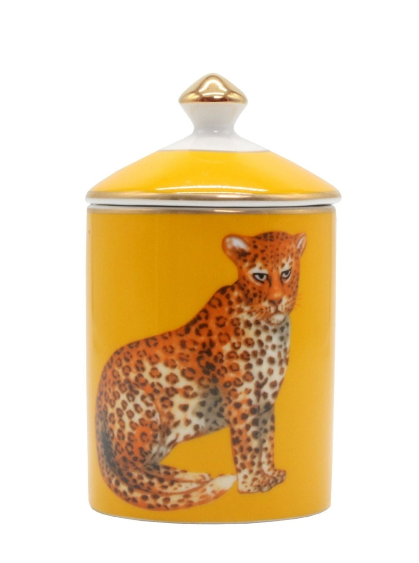 Candle In Jar-Leopard Red (14CM)