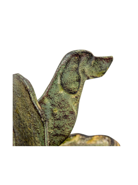 Cast-Iron Dachshund Book-End Set