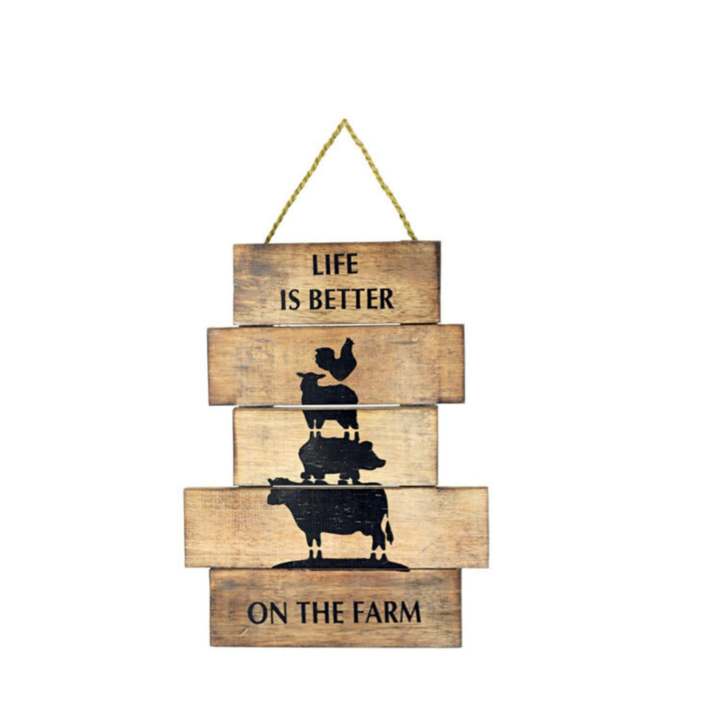 Life is Better Handcrafted Wall Art