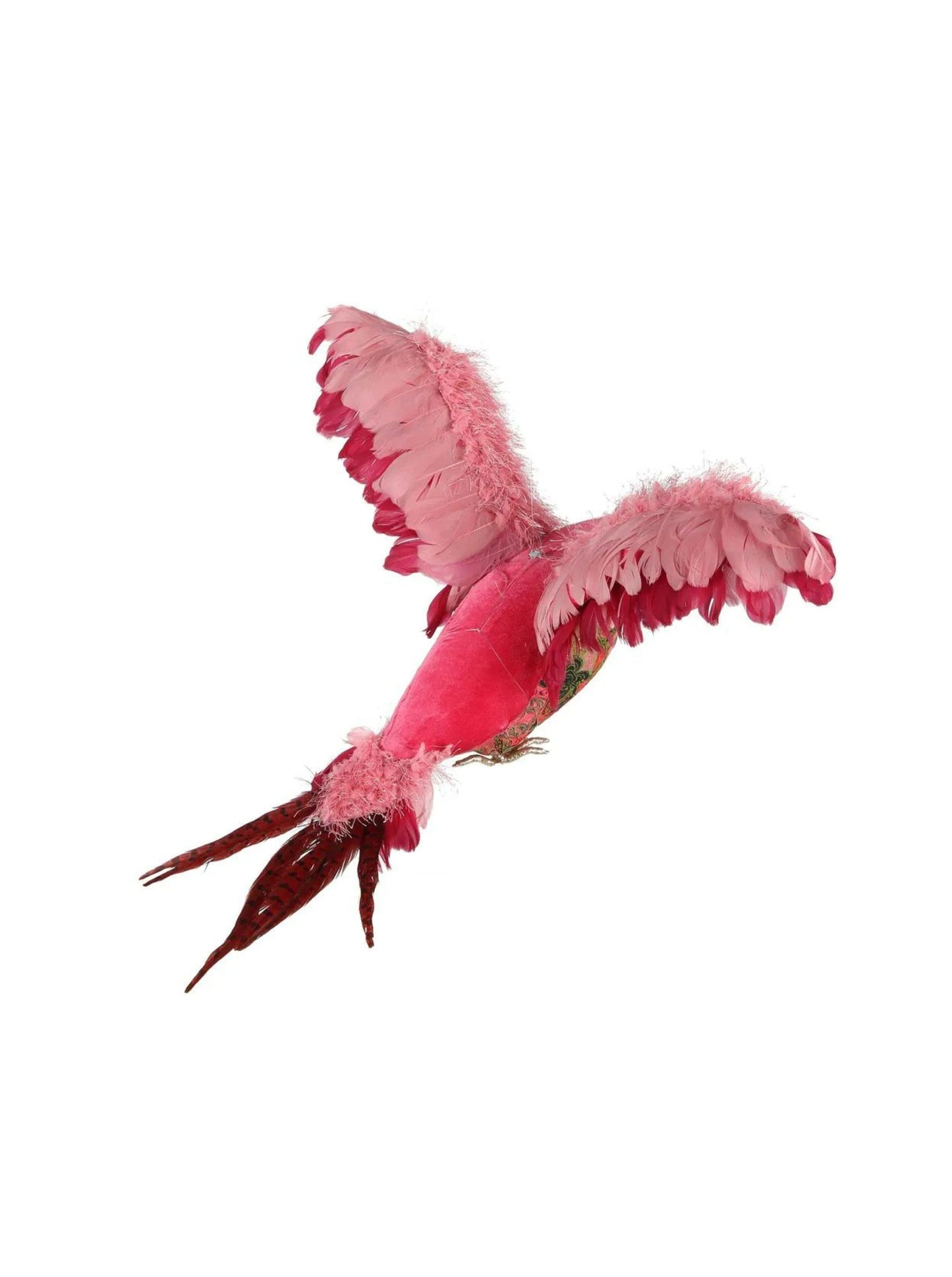 Alber Brocade Parrot Pink