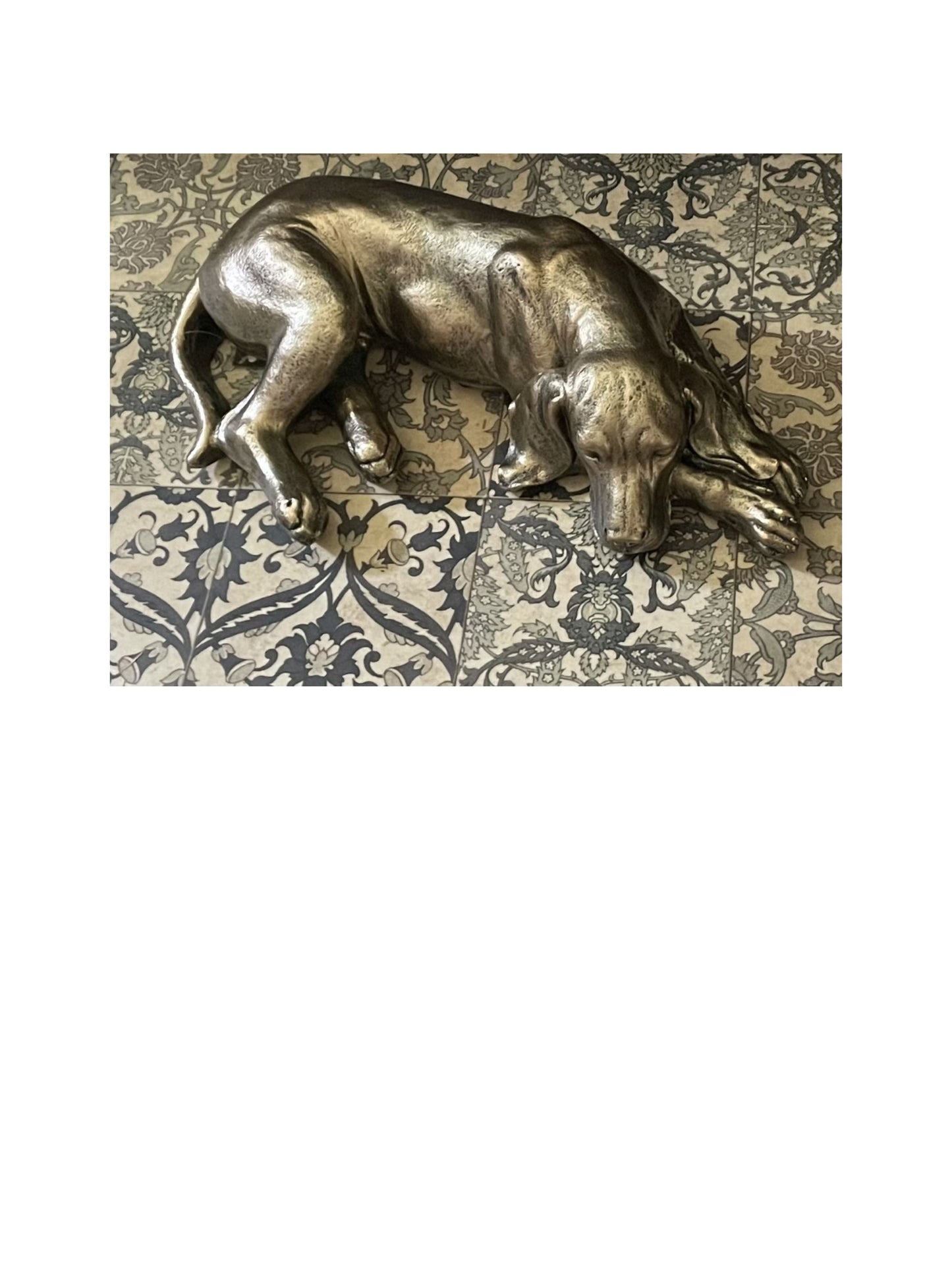 Tuppence Dog Sculpture Bronze