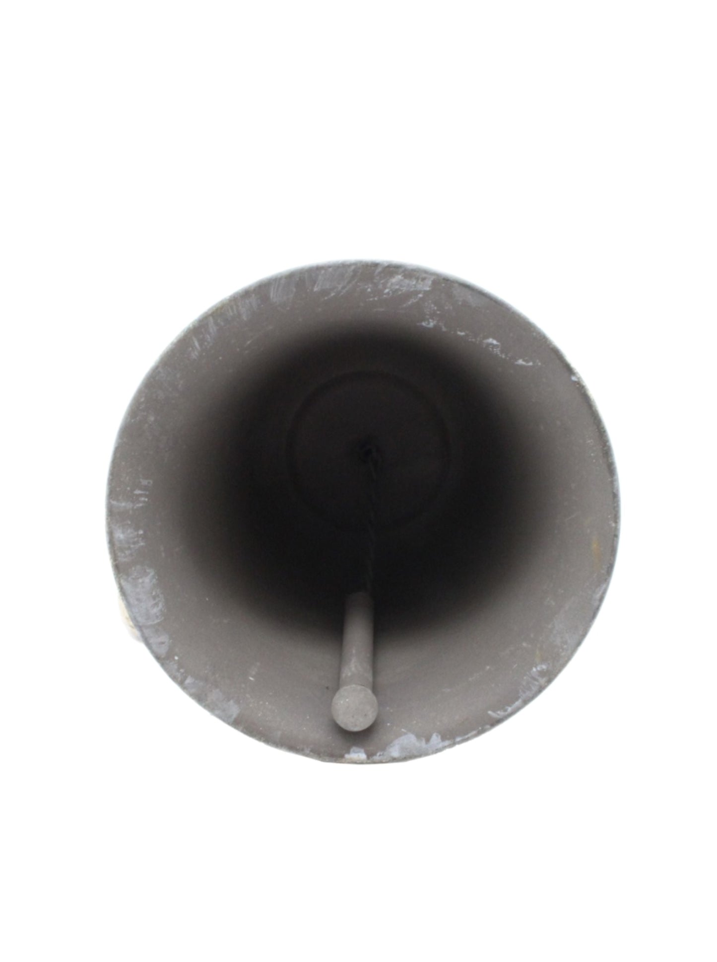 Large Hanging Bell w/Rope-Rust 20x28cm