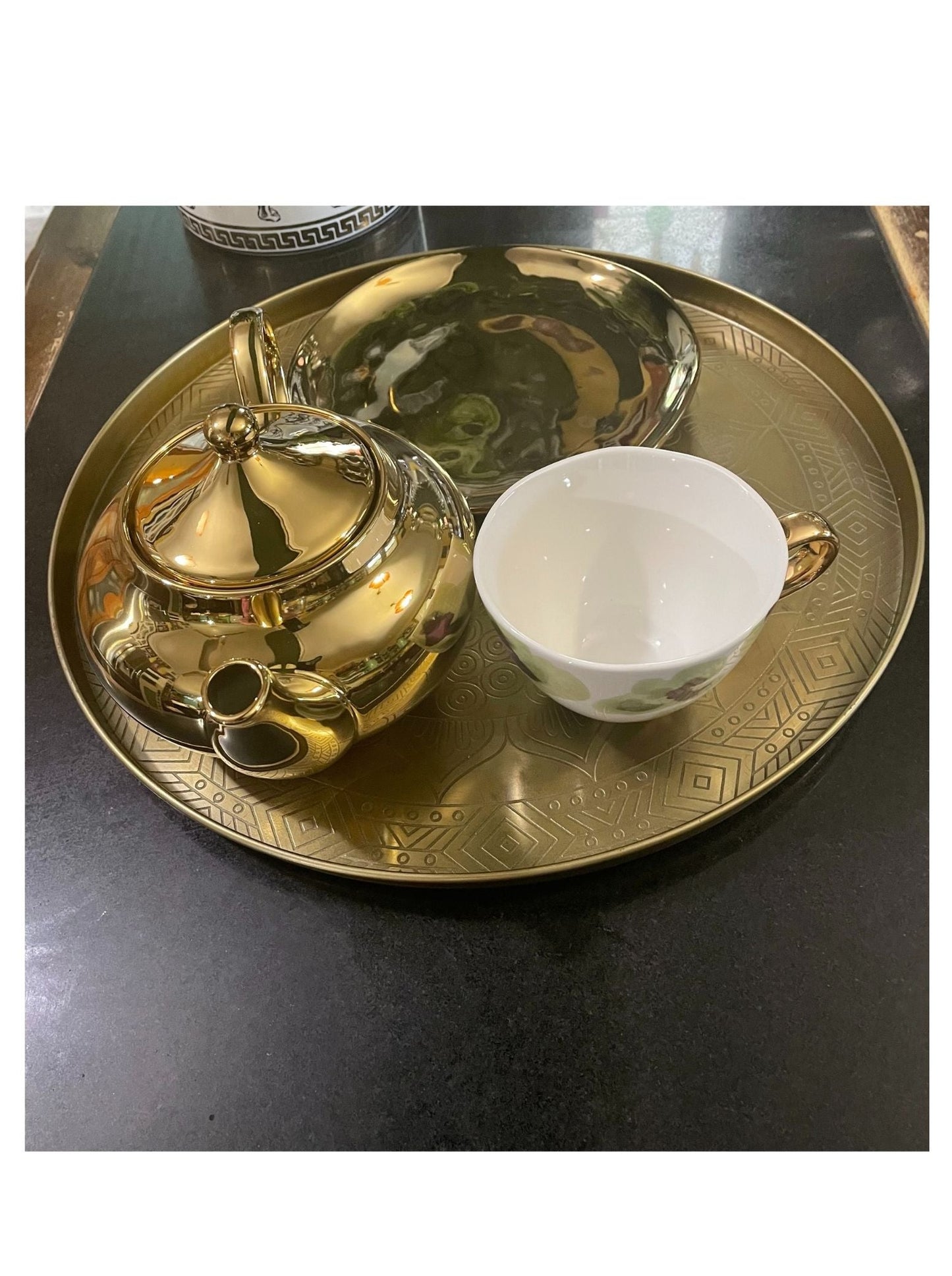 Bloomingville Conan Tray, Gold, Metal