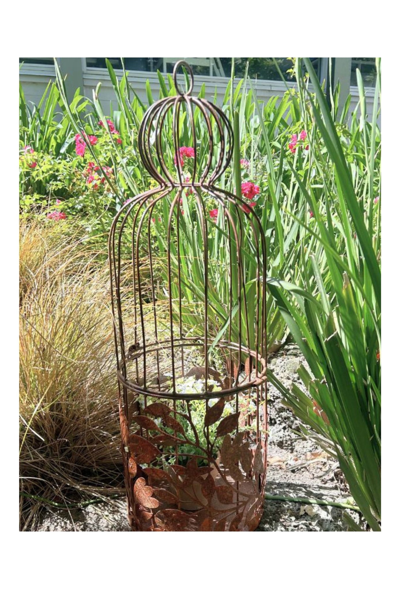 Decorative Birdcage/Plant Holder 24.5x26x69cm
