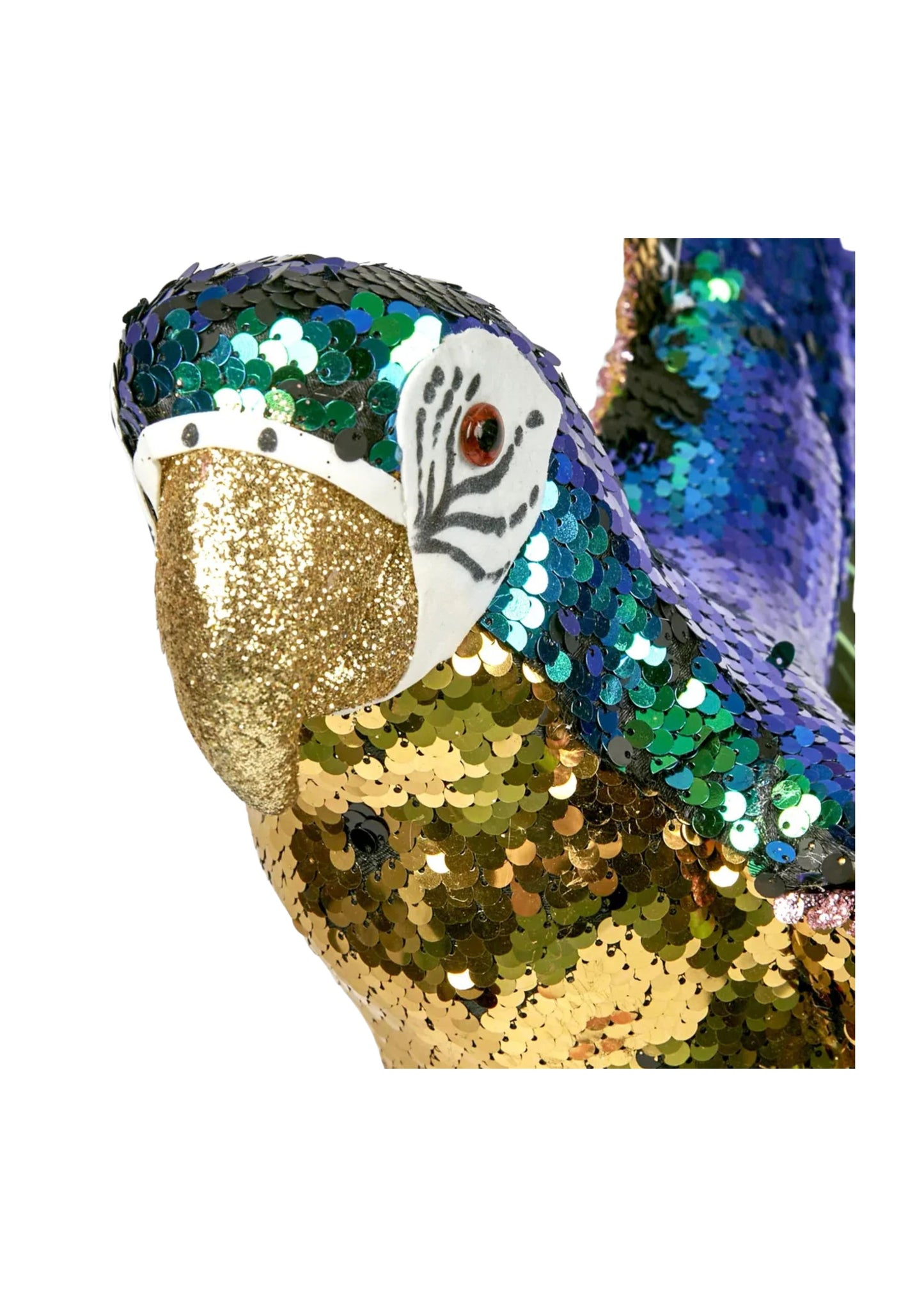 Donna Sequin Parrot Green Large