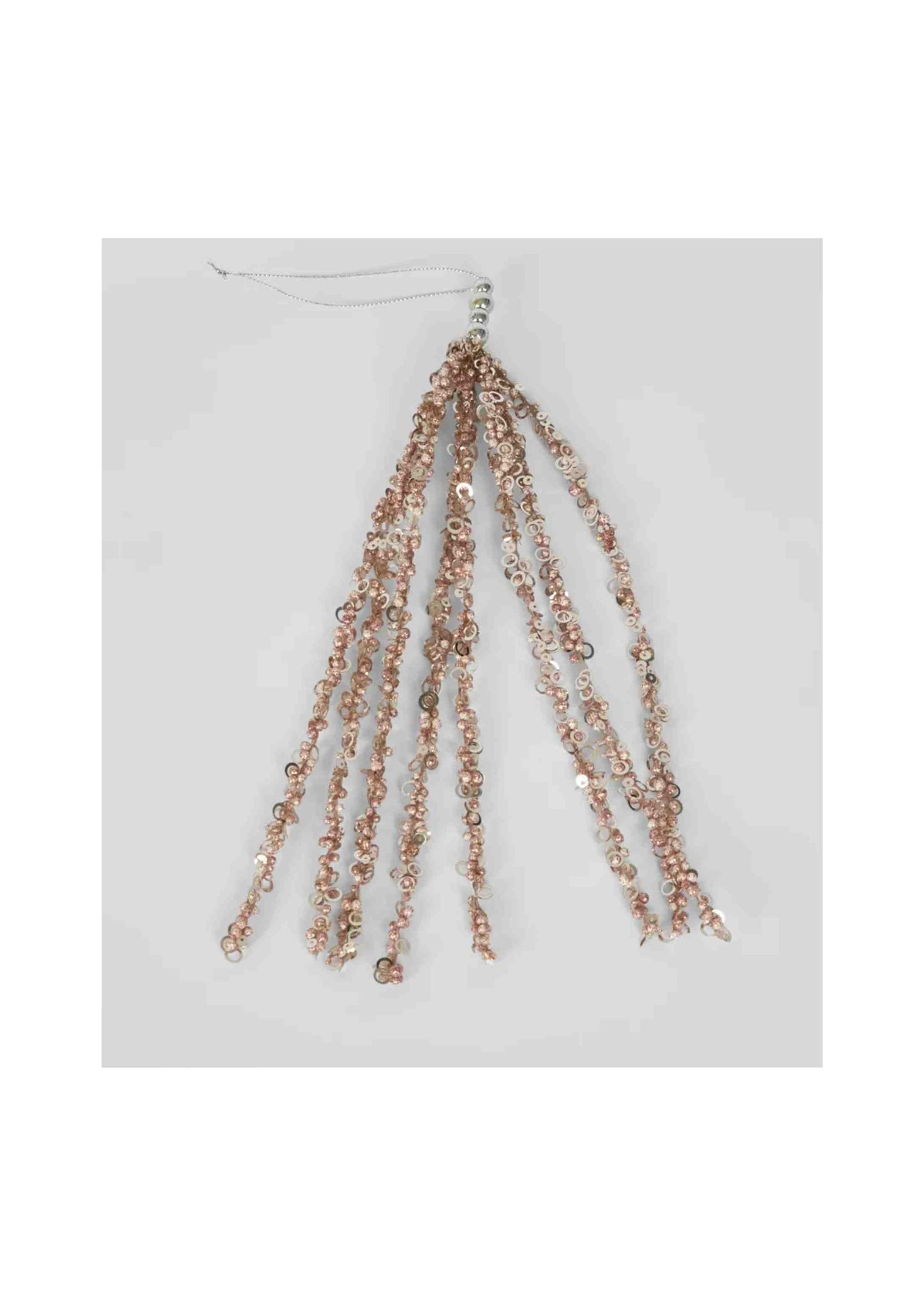 Milla Hanging Sequin Tassel Pink