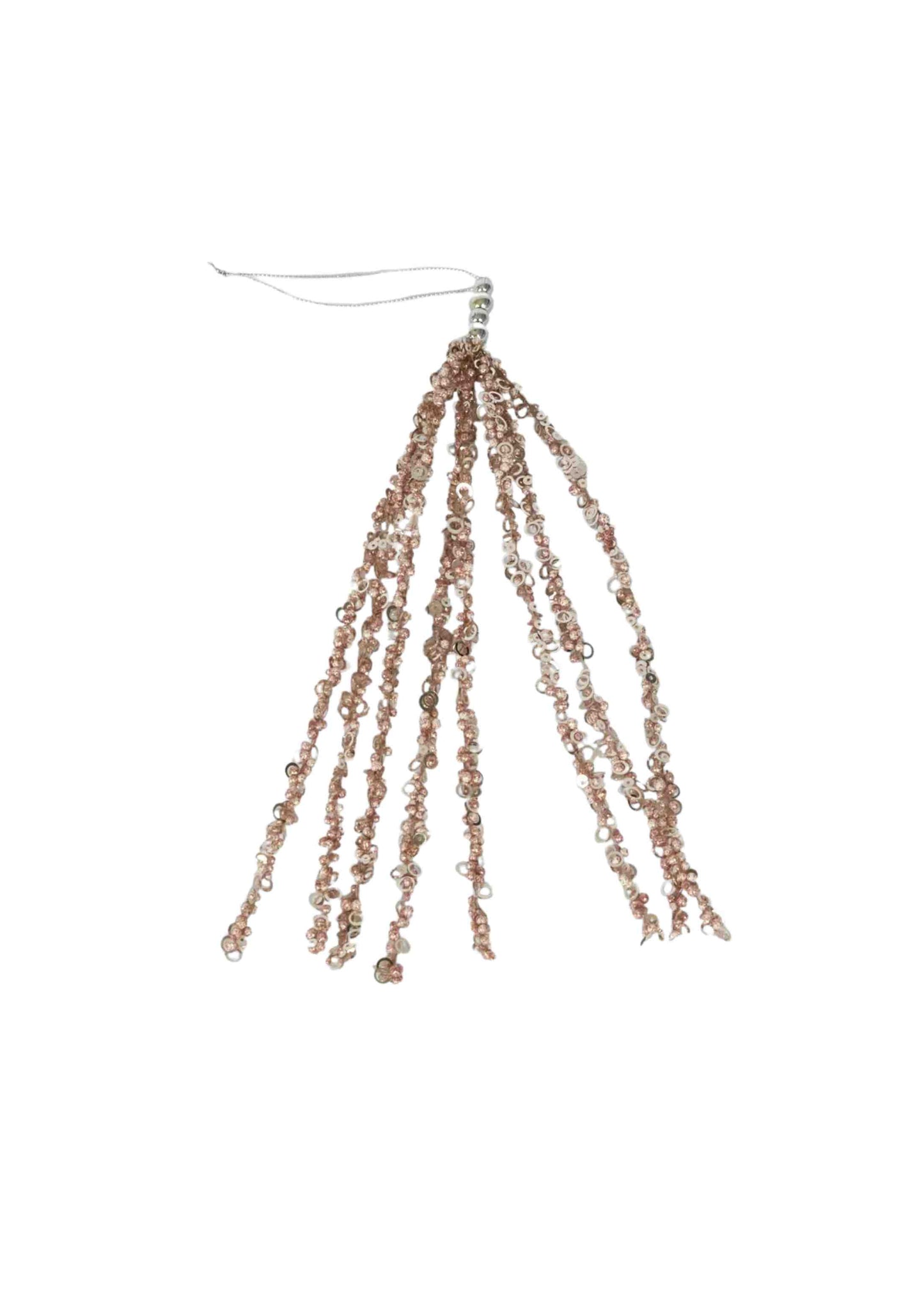 Milla Hanging Sequin Tassel Pink
