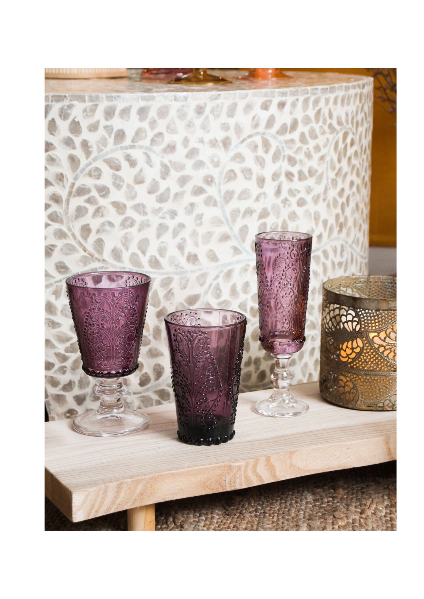Champagne Flute Lavender