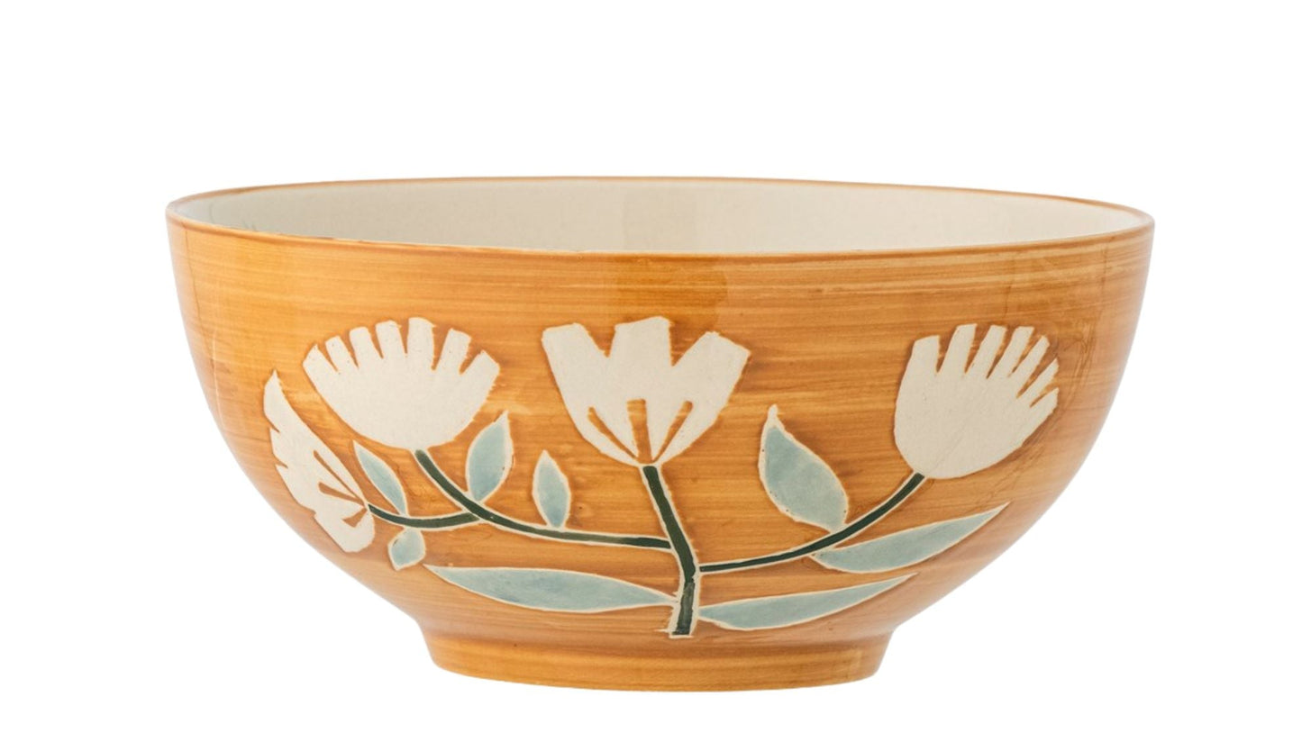 Tangier Bowl, Orange, Stoneware