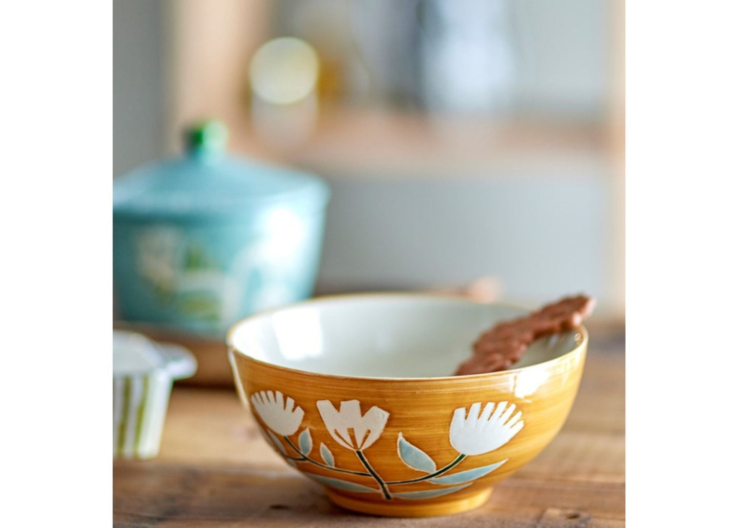 Tangier Bowl, Orange, Stoneware