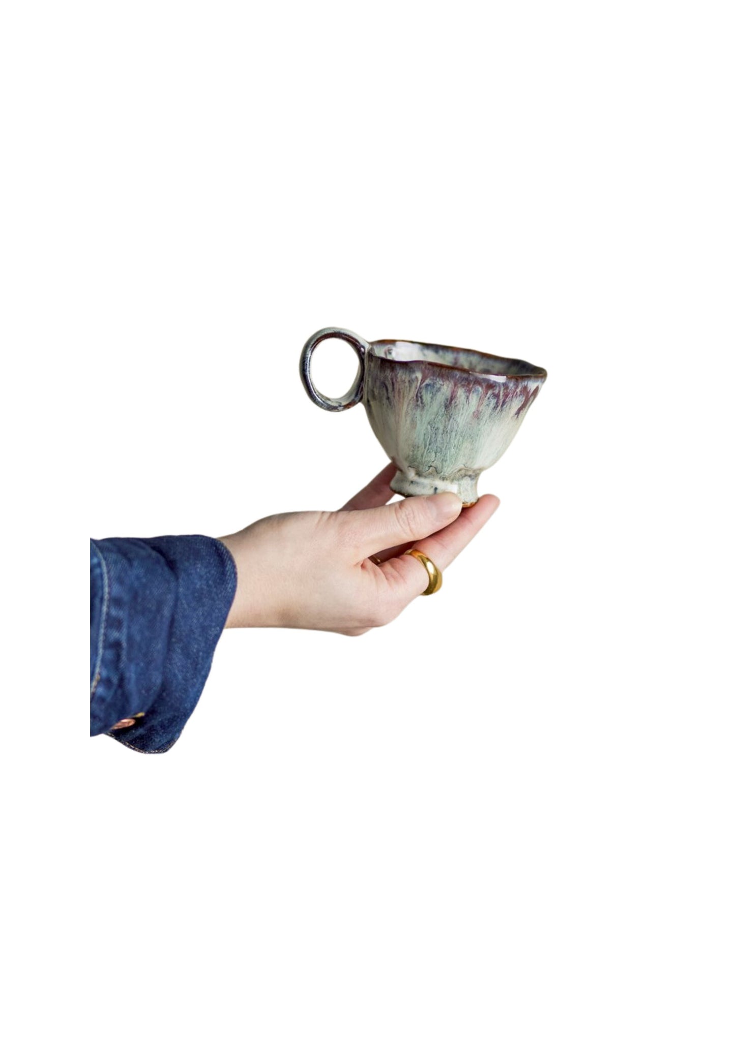 Imogen Cup, Grey, Stoneware