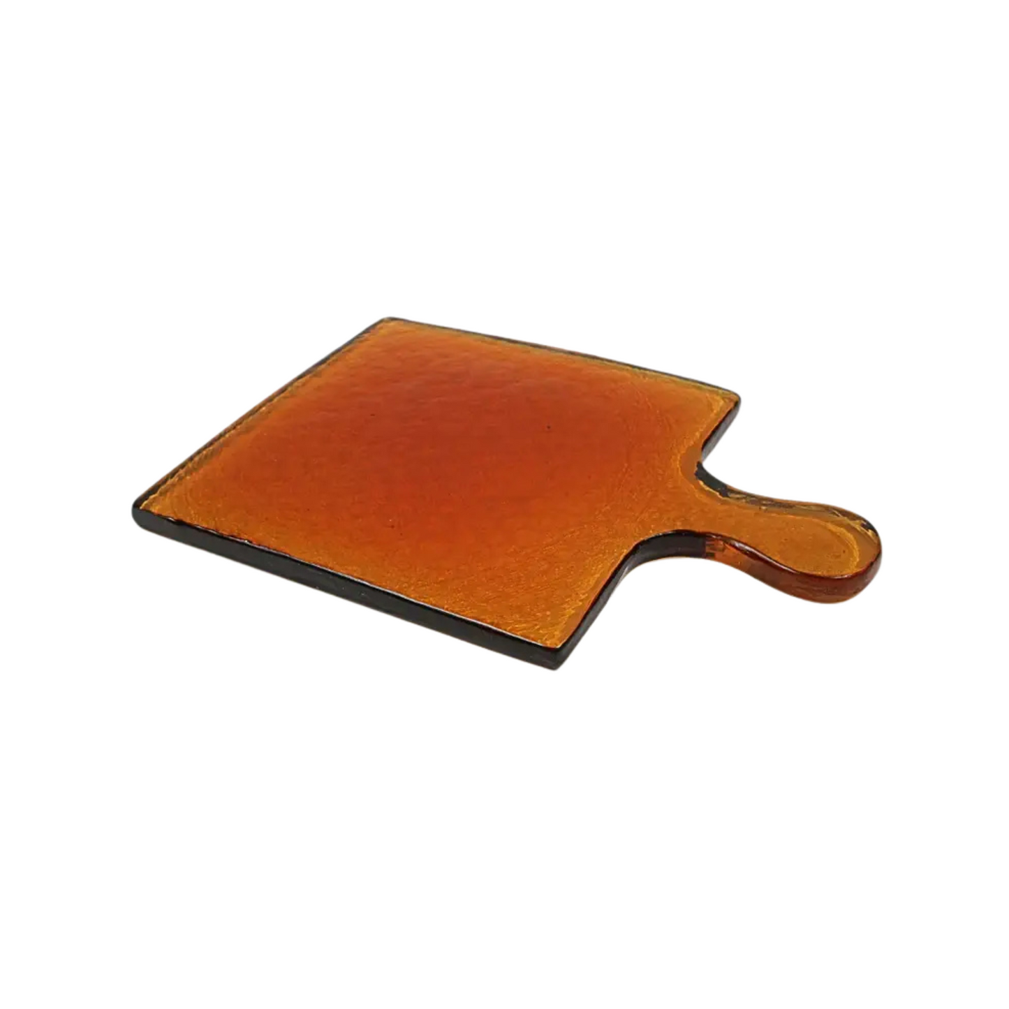 Hammered Glass Square Serving Board