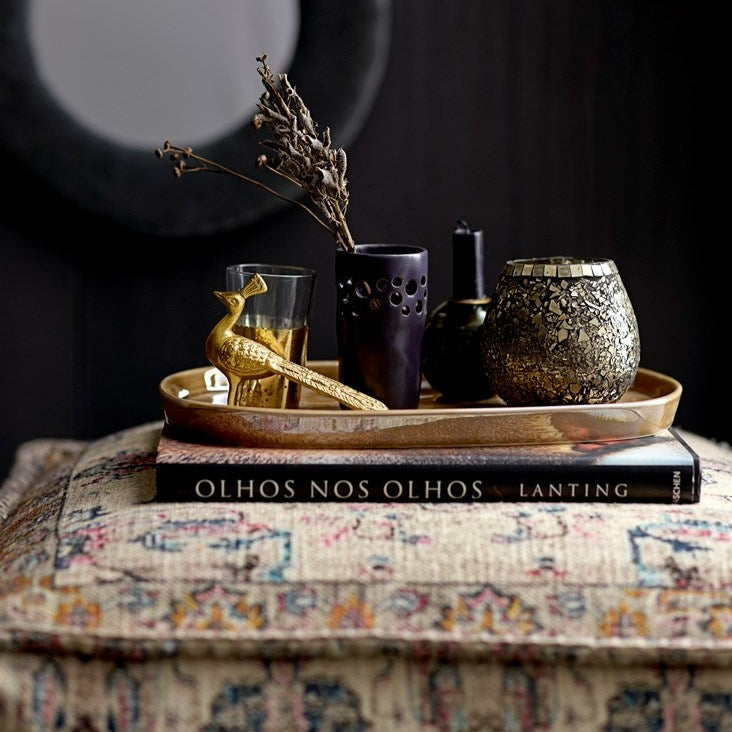 Gold Peacock, Statue