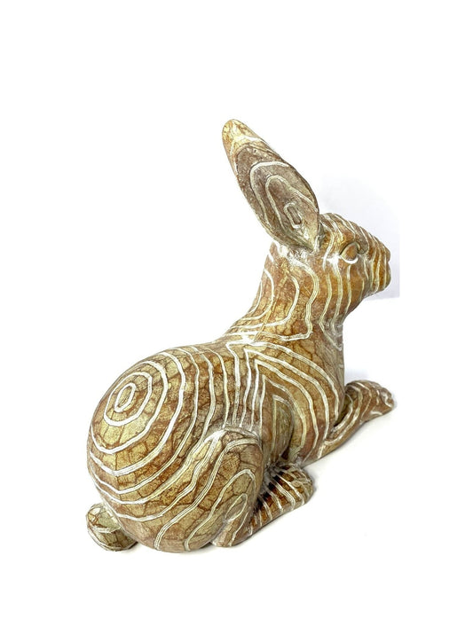 Carved Resin Rabbit