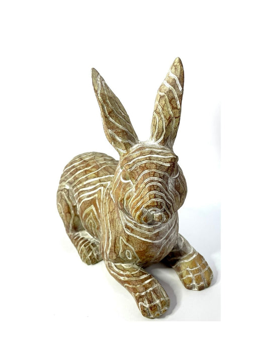 Carved Resin Rabbit