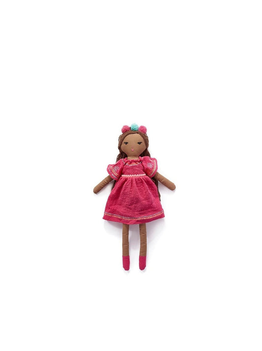 Rag Doll Little Miss Petunia Pink (Nana Huchy)
