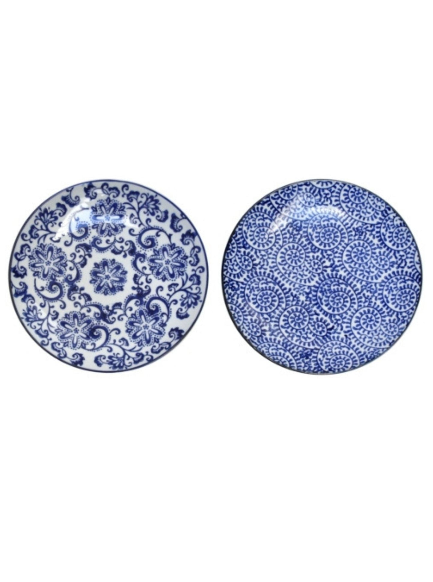 Blue & White Plate set of 4