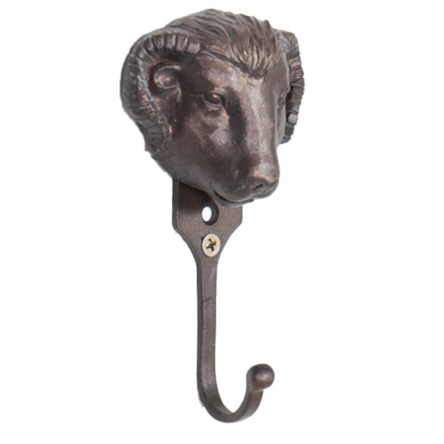 Pewter Ram Wall Hook