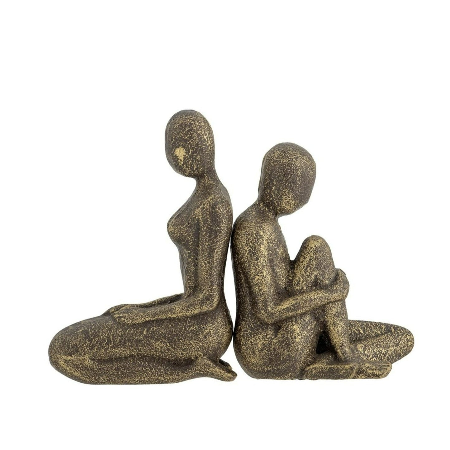 Roselie Bookend, Brass, Cast Iron
