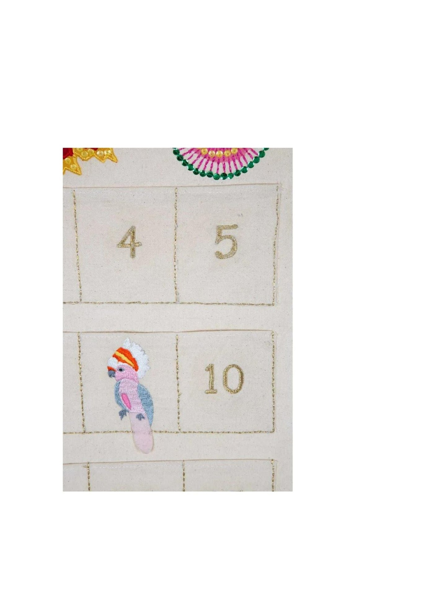 Native Australiana Applique Advent Calender