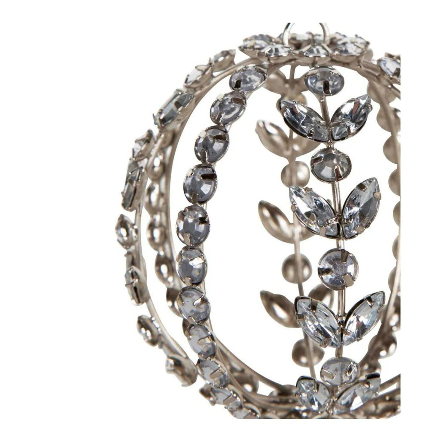 Kristal Gemstone Bauble Silver