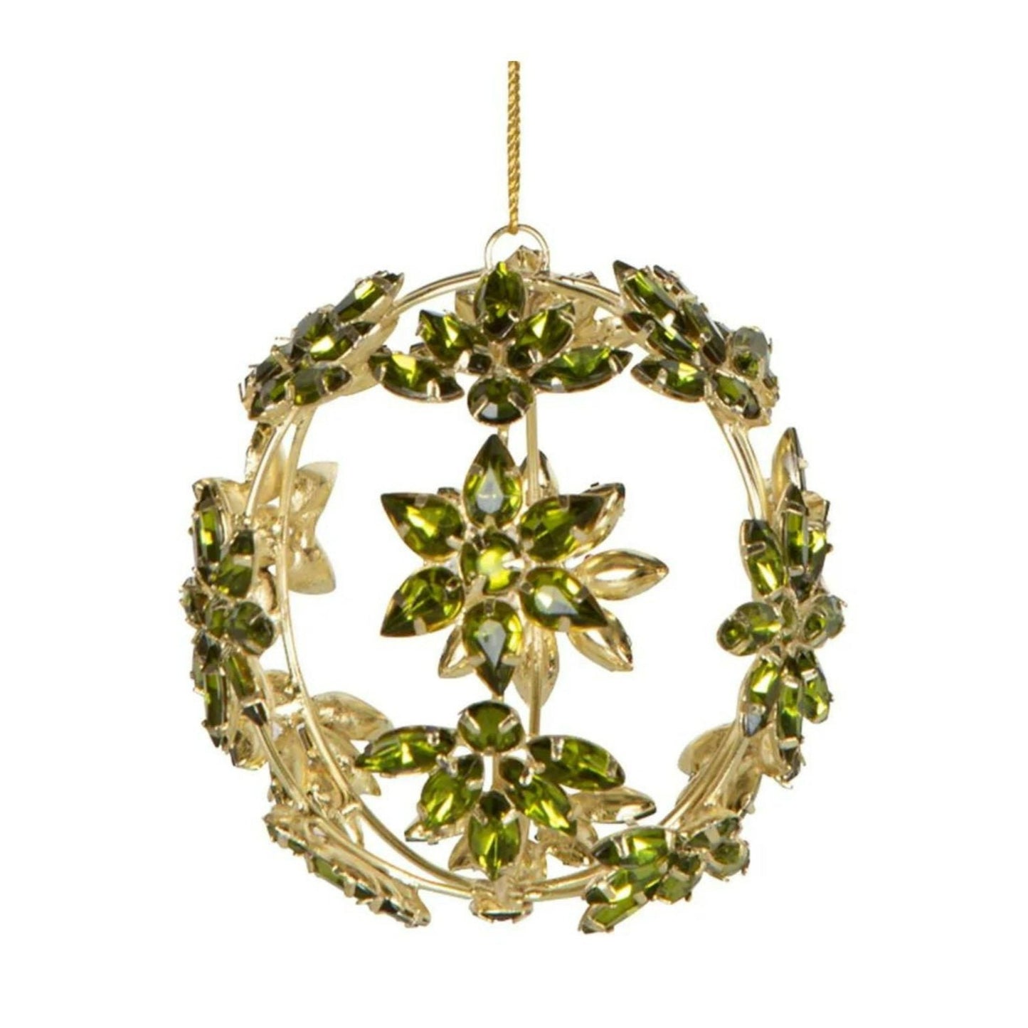 Daisola Gemstone Bauble Chartreuse Green