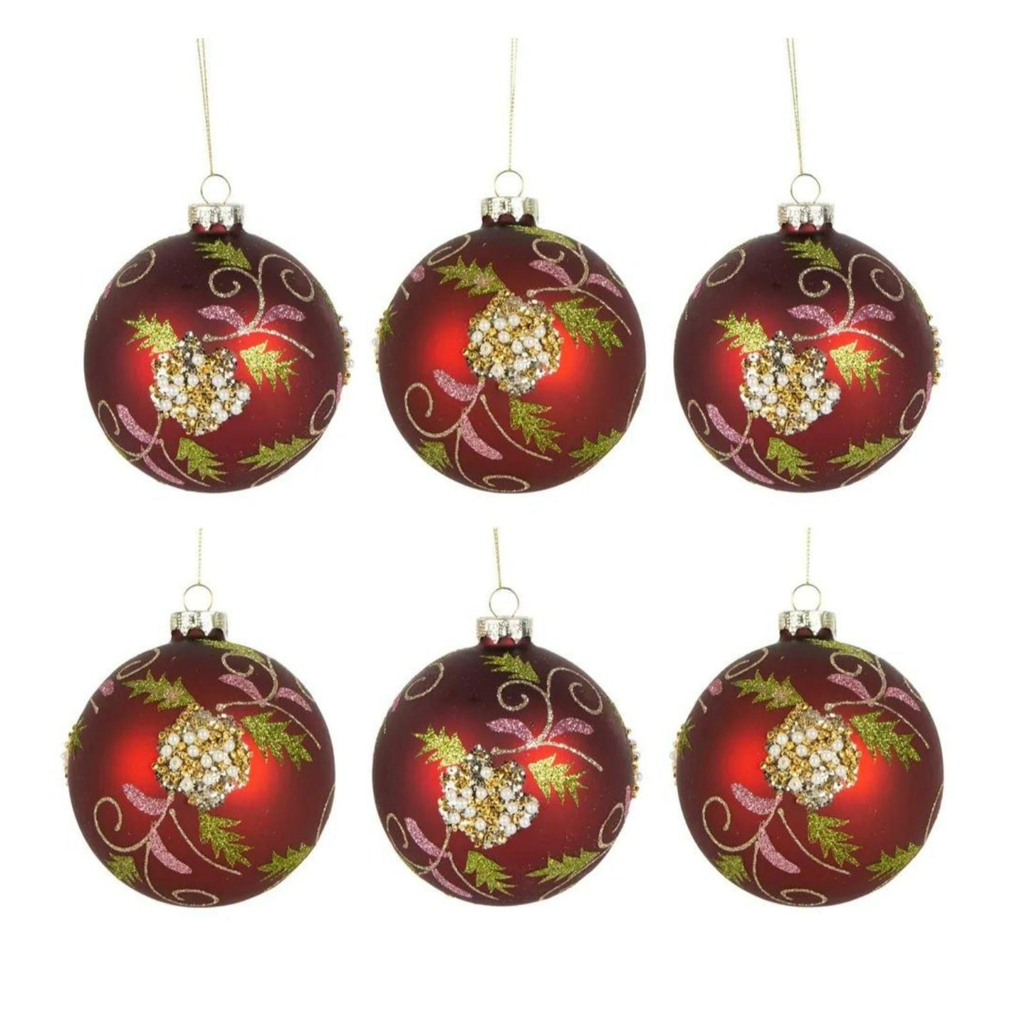 Raj Glitter Baubles