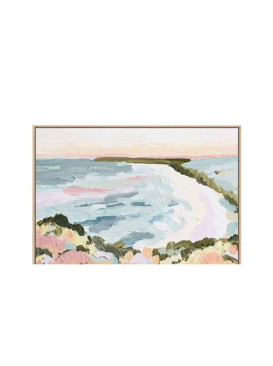 Framed  Art Work -  Peachy Byron Bay -  70x50cms