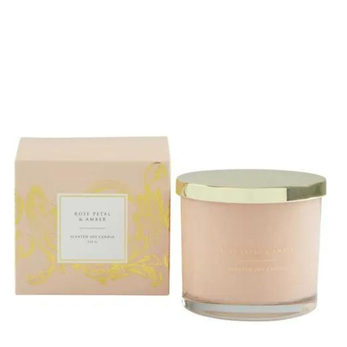 Rose Petal & Amber Soy Candle