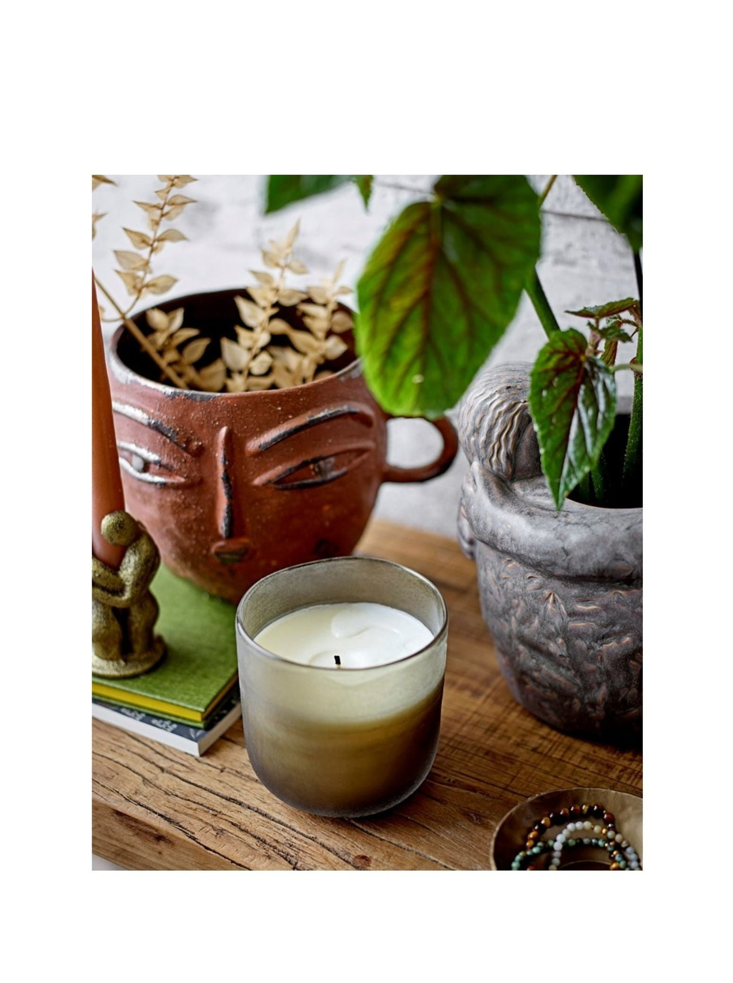 Lo Flowerpot, Brown, Stoneware