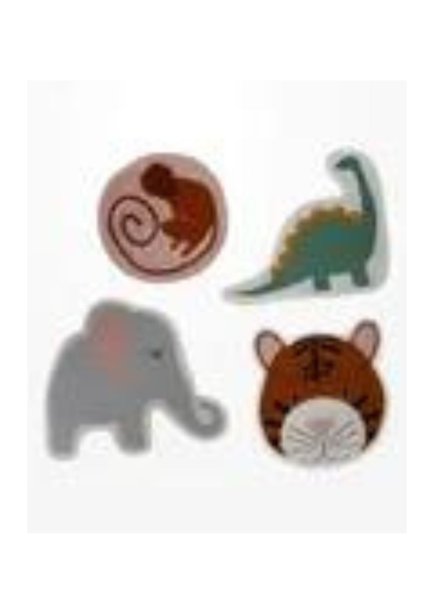 Kids Shaped Rug - Monkey - Brown - 50x50cm