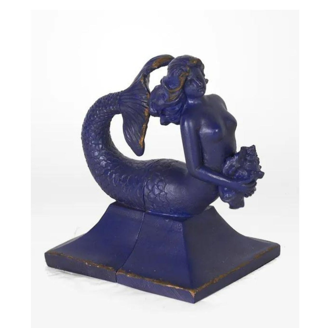 Mermaid Bookends - Navy