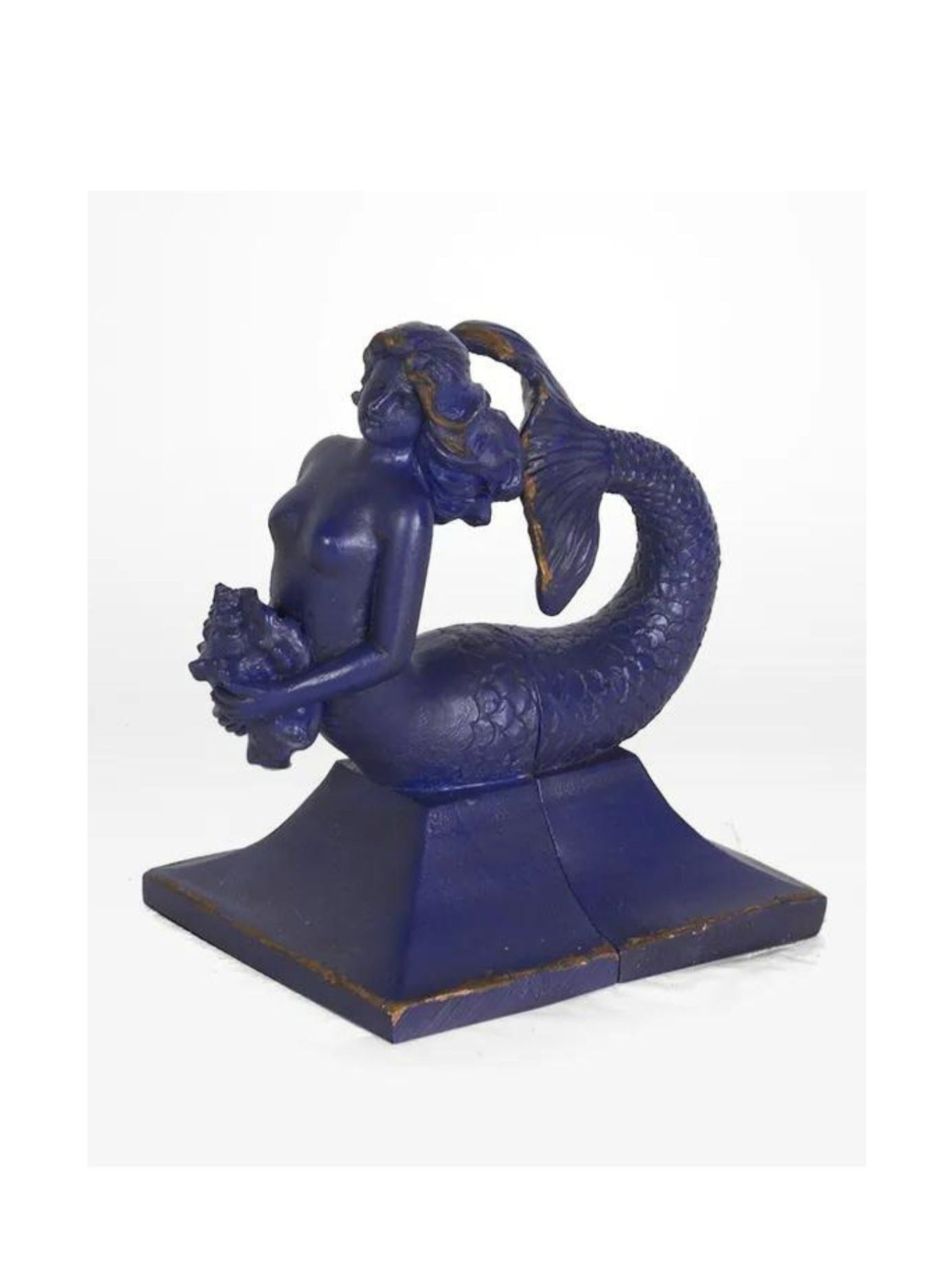 Mermaid Bookends - Navy