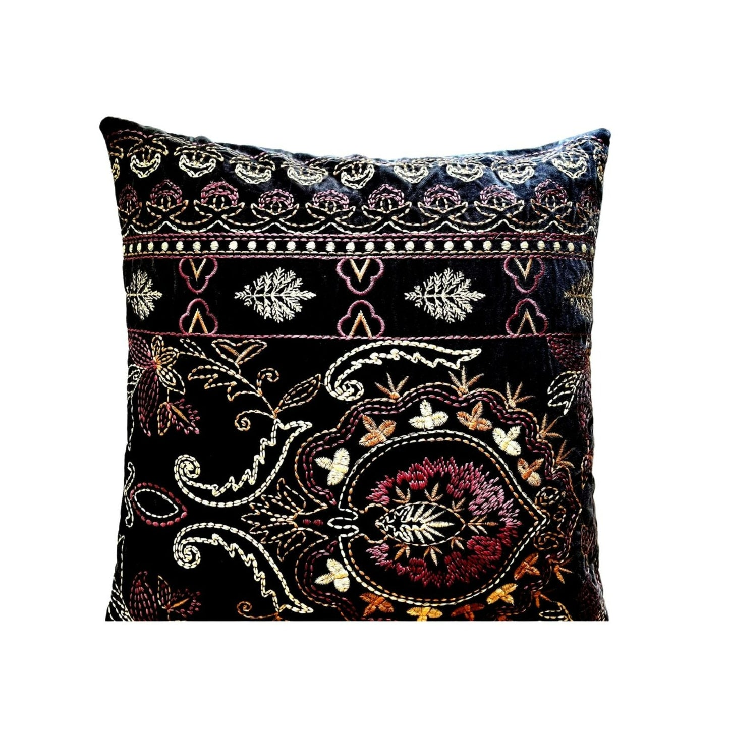Frode Cushion Blue Cotton
