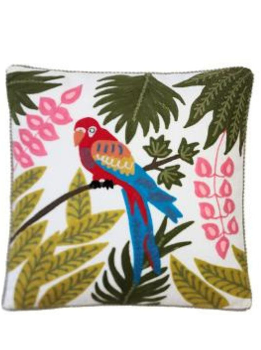 Parrot Cushion - Multicolour