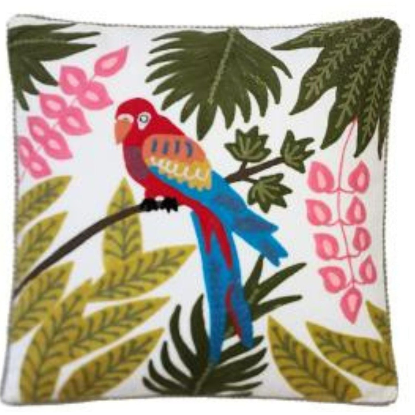 Parrot Cushion - Multicolour
