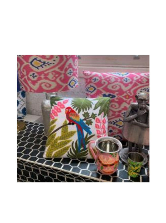 Parrot Cushion - Multicolour